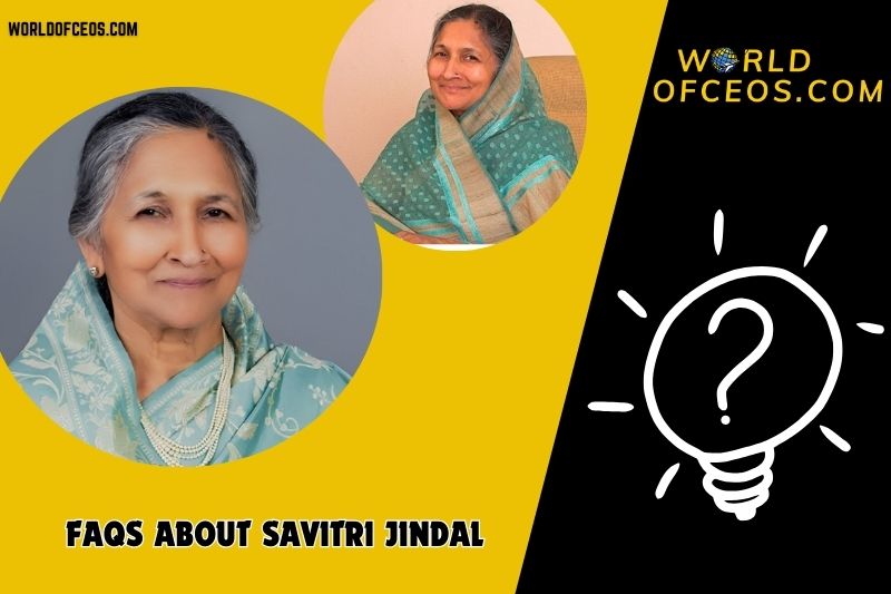 FAQs about Savitri Jindal