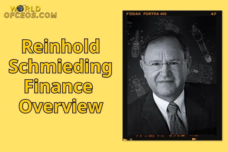 Reinhold Schmieding Finance Overview