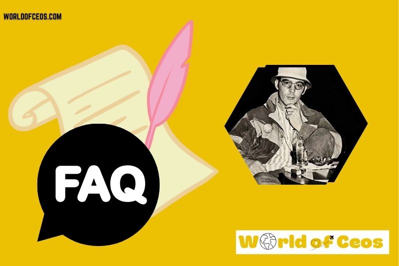 FAQs About Hunter S Thompson