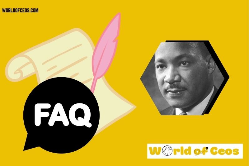 FAQs About Martin Luther King Jr