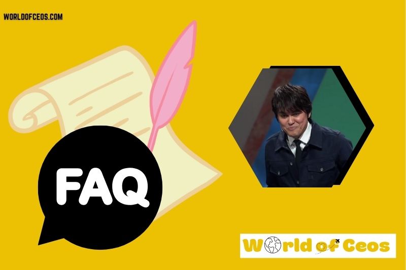 FAQs About Pastor Joseph Prince