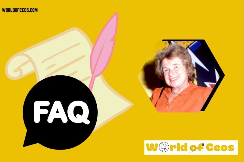 FAQs About Ruth Westheimer