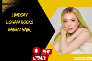 Lindsay Lohan Rocks Green Hair in Flaunt Photoshoot and Interview