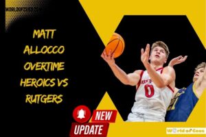 Matt Allocco Overtime Heroics vs Rutgers Game Recap & Insights