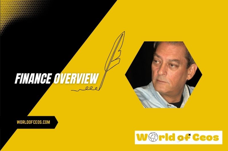 Paul Auster Wealth, Salary and Finance Overview