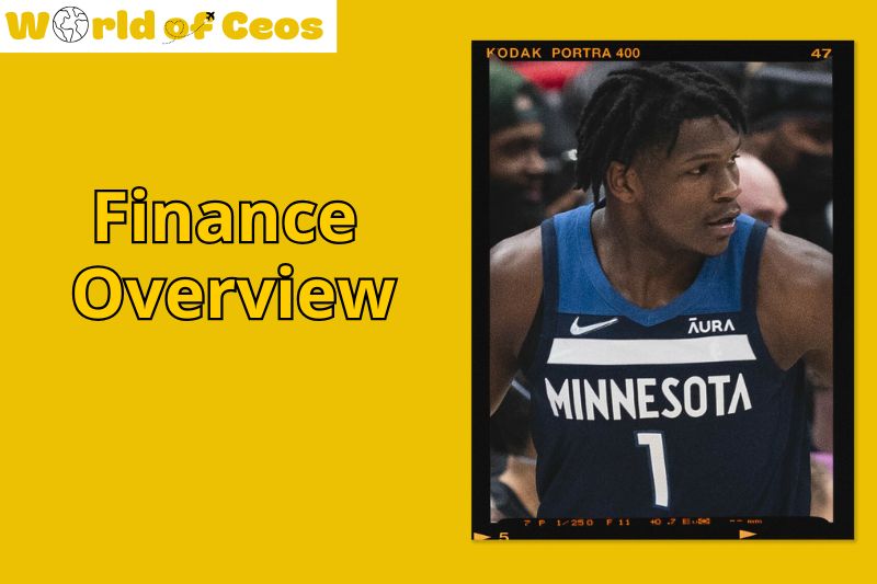 Anthony Edwards Wealth, Salary and finance overview